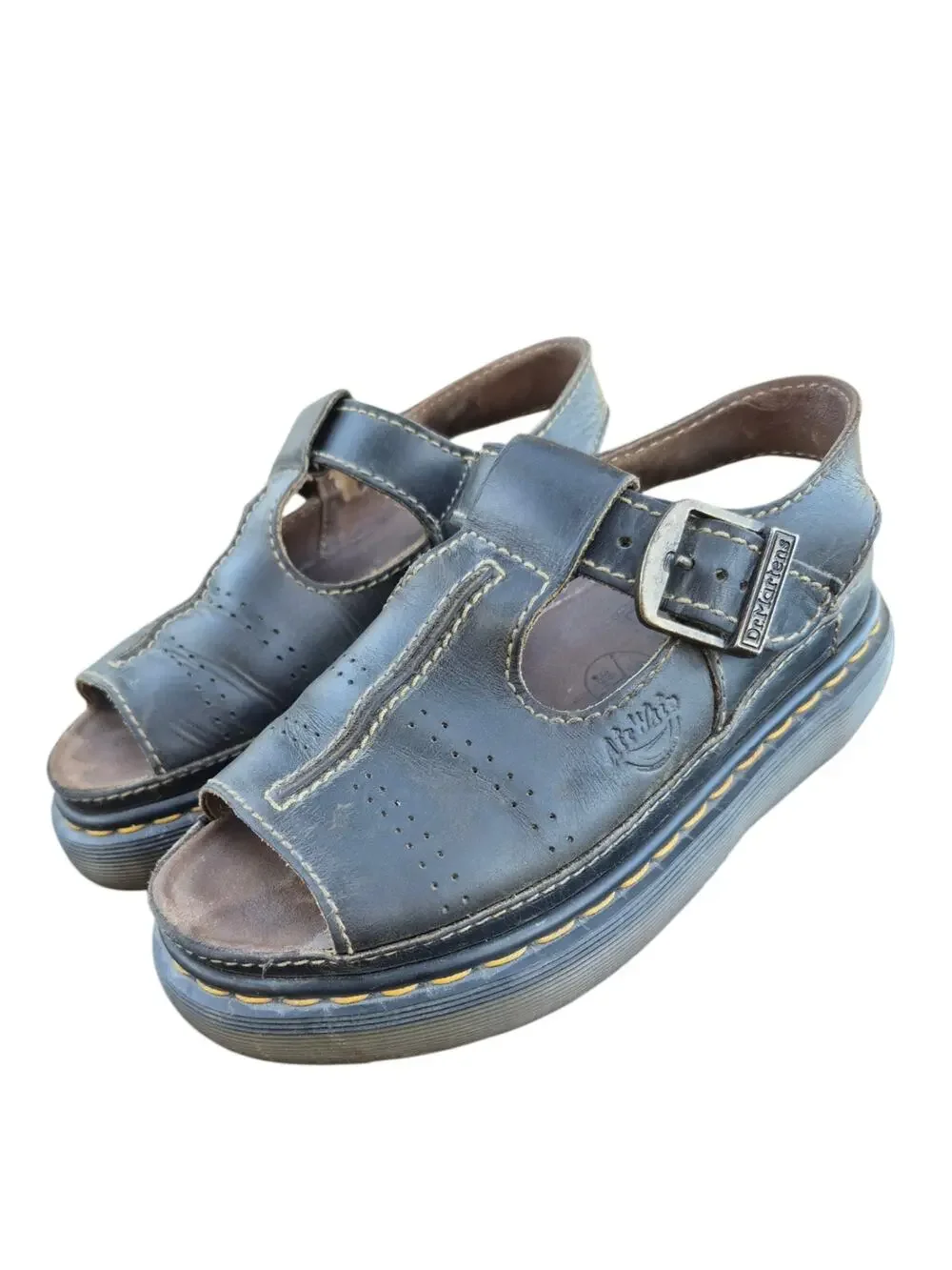 Dr Martens Women's Brown Leather Fisherman Sandals US 12 UK 9 EU 43